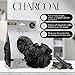 T.Taio Esponjabon Shower Bath Puff Soap Sponge- Loofah Luffa Loufa Body Wash Ball - Mesh Pouf Scrubber for Full Cleanse Lather Skin Care - Essential Beauty Bathroom Accessories - Charcoal Scent