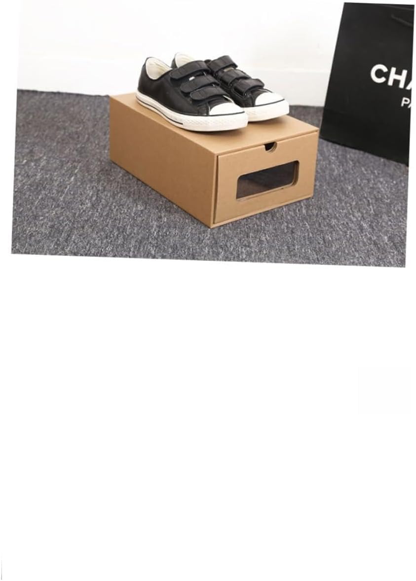 Alipis 6pcs Style Storage Container for Home Khaki Women's Shoes Organizer for Sneakers Boots and Accessories