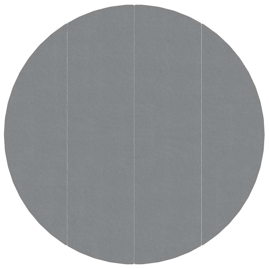 Paño de suelo para piscina, 428 cm de diámetro, poliéster, geotextil, 400 gr/m², 4 piezas, redonda, protección del suelo, cubierta para piscina, protección contra heladas, protección contra