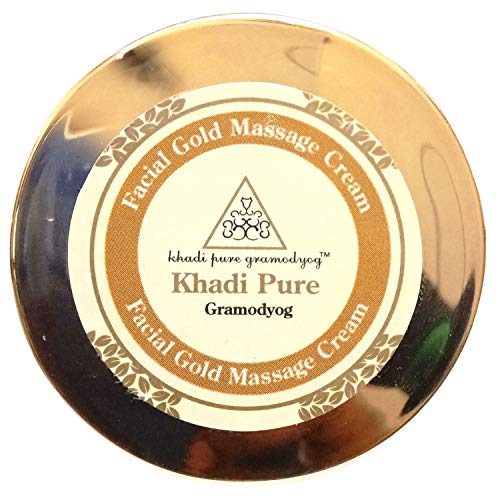 Image of Khadi Pure Herbal Face Gold Massage Cream With Sheabutter, 50 g