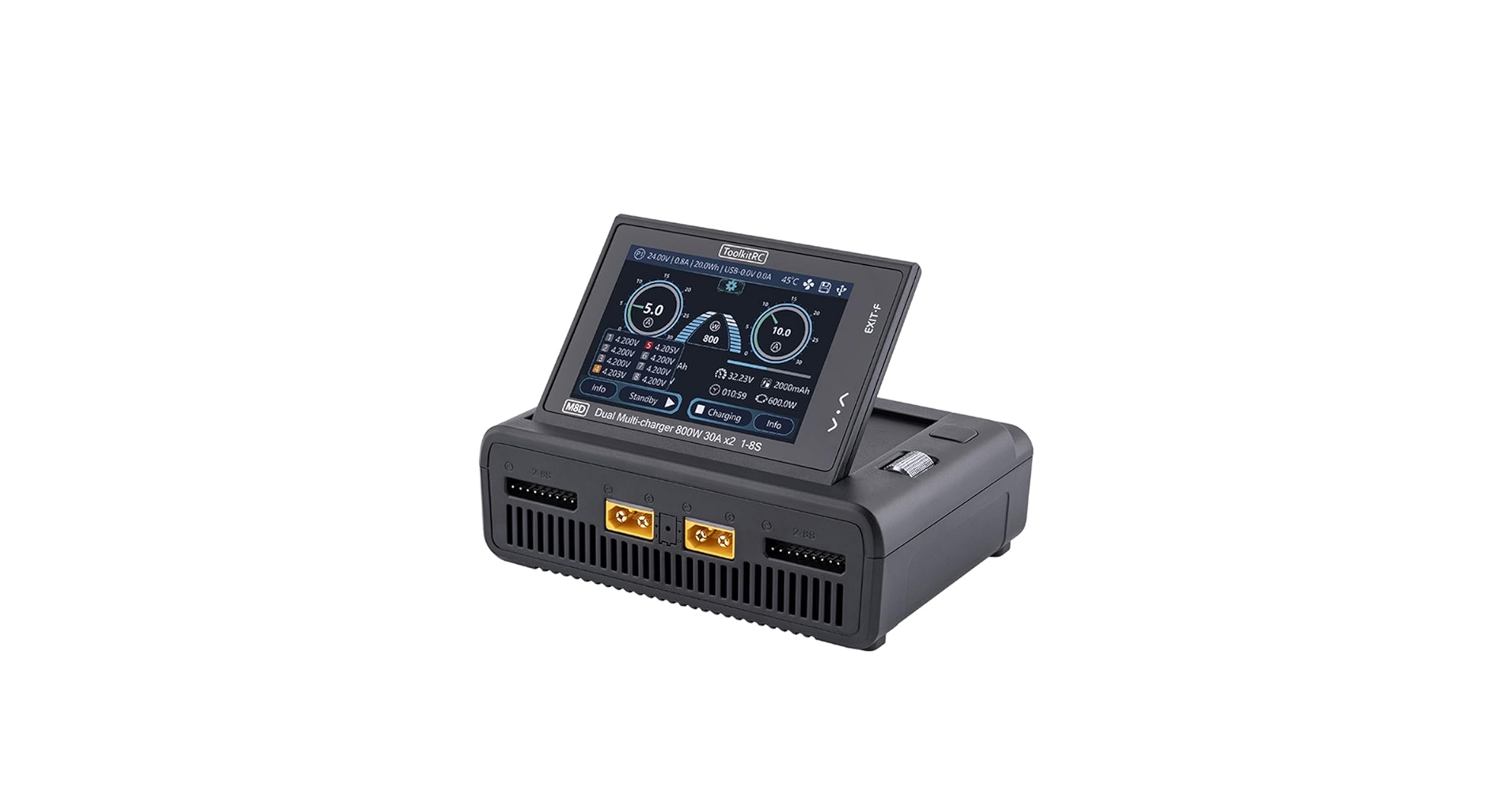 Amazon.com: ToolkitRC M8D 1600W 50A DC Balance Touch Screen