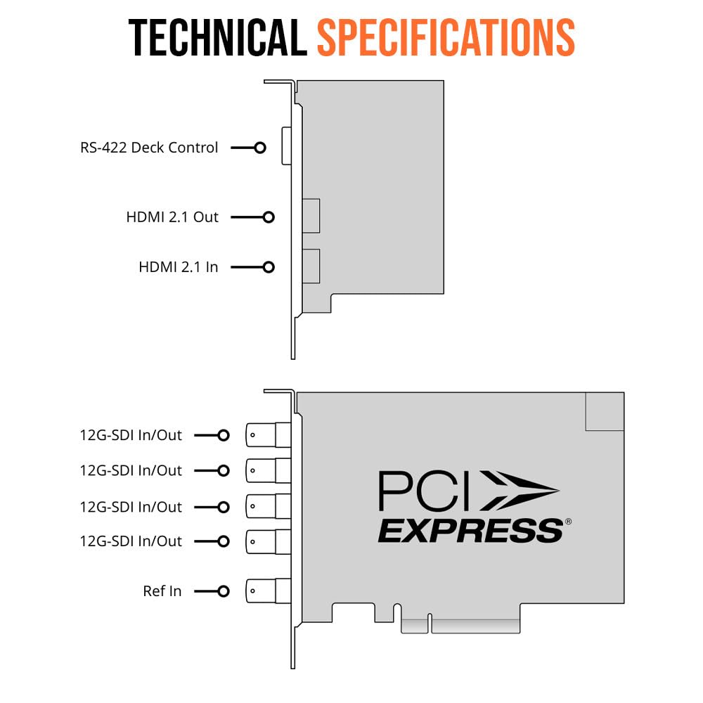 DeckLink 8K Pro ビデオキャプチャーカード Amazon.co.jp: Blackmagic Design DeckLink 8K Pro G2