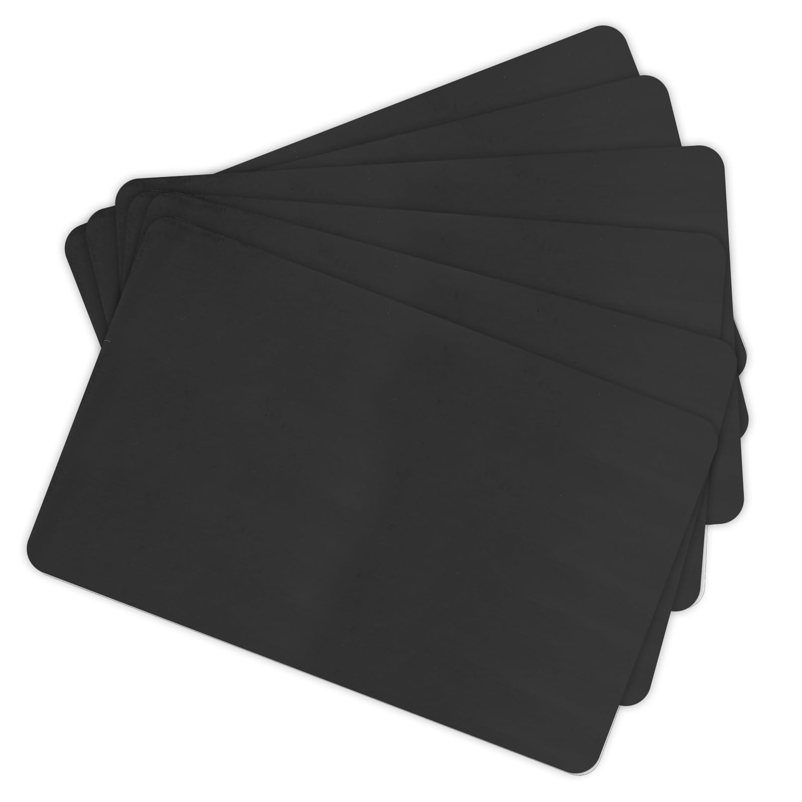 ZSZ Blanko-PVC-Karten (schwarz), 500 Stück