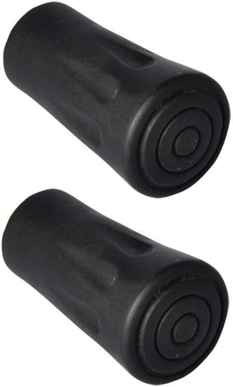AceCamp 2631  Protectores de punta para bastones de senderismo (2 unidades), color negro