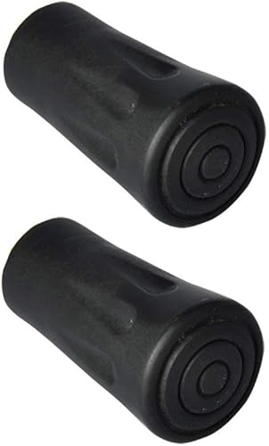 AceCamp 2631  Protectores de punta para bastones de senderismo (2 unidades), color negro