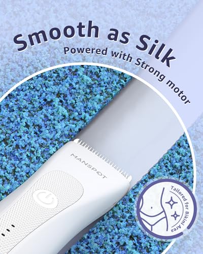 MANSPOT-Manscape-Body-Trimmer-for-Men-Dual-Head-Foil-Blades-Ball-TrimmerShaver-Pubic-Groin-Hair-Trimmer-Waterproof-Foil-Shaver-Mens-Grooming-Trimmer-90-Minutes-Shaving-After-Fully-Charged