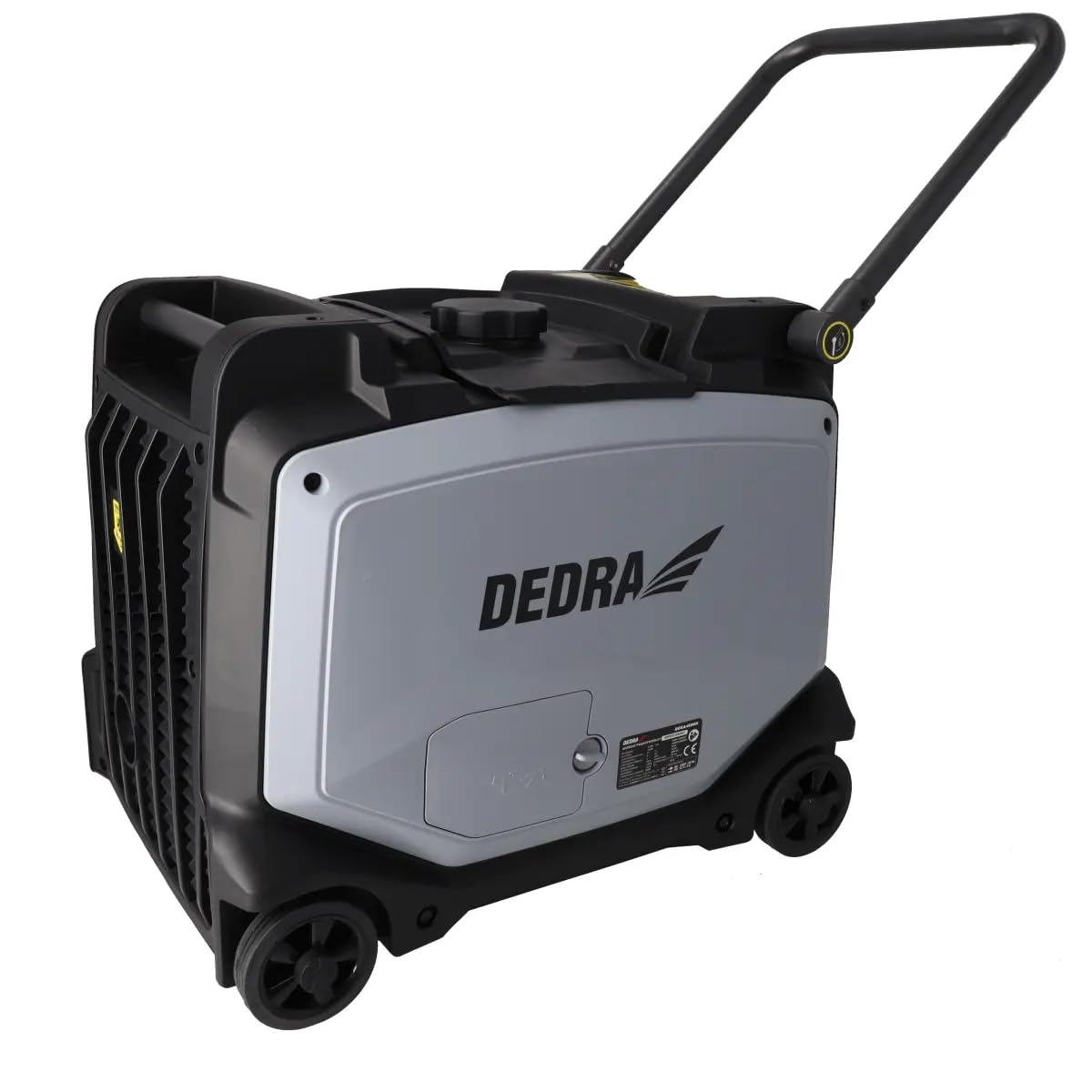 DEDRA Inverter-Stromerzeuger 3,5/3,8 kW Stromgenerator, 2800 U/Min Benzin Notstromaggregat, kompaktes „Koffer“-Design, Stromquelle für Haushalte, Kleingärten, Campingplätze, mit Sicherheitsfunktionen