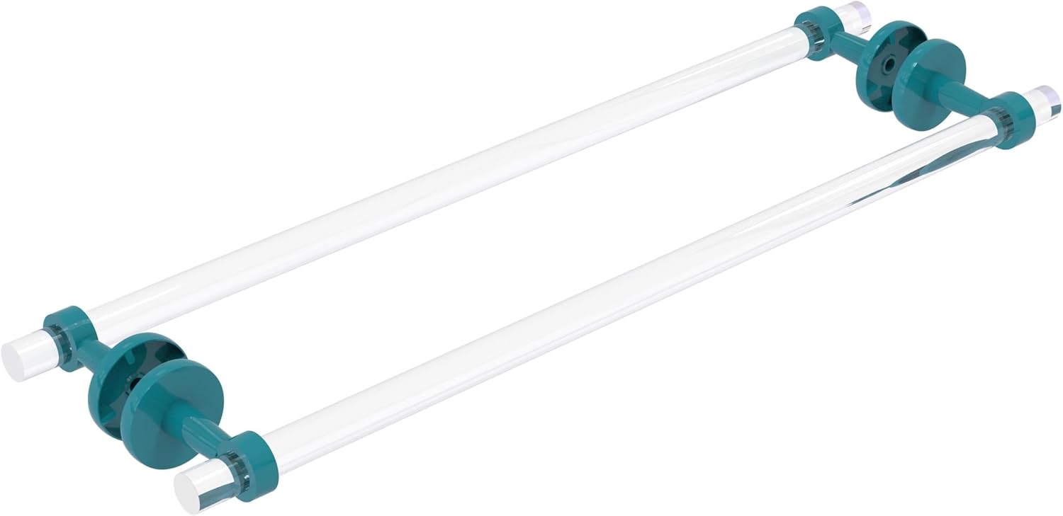 Allied Brass CV-41-BB-30 Clearview Collection 30 Inch Back Shower Door Towel Bar, Brushed Bronze