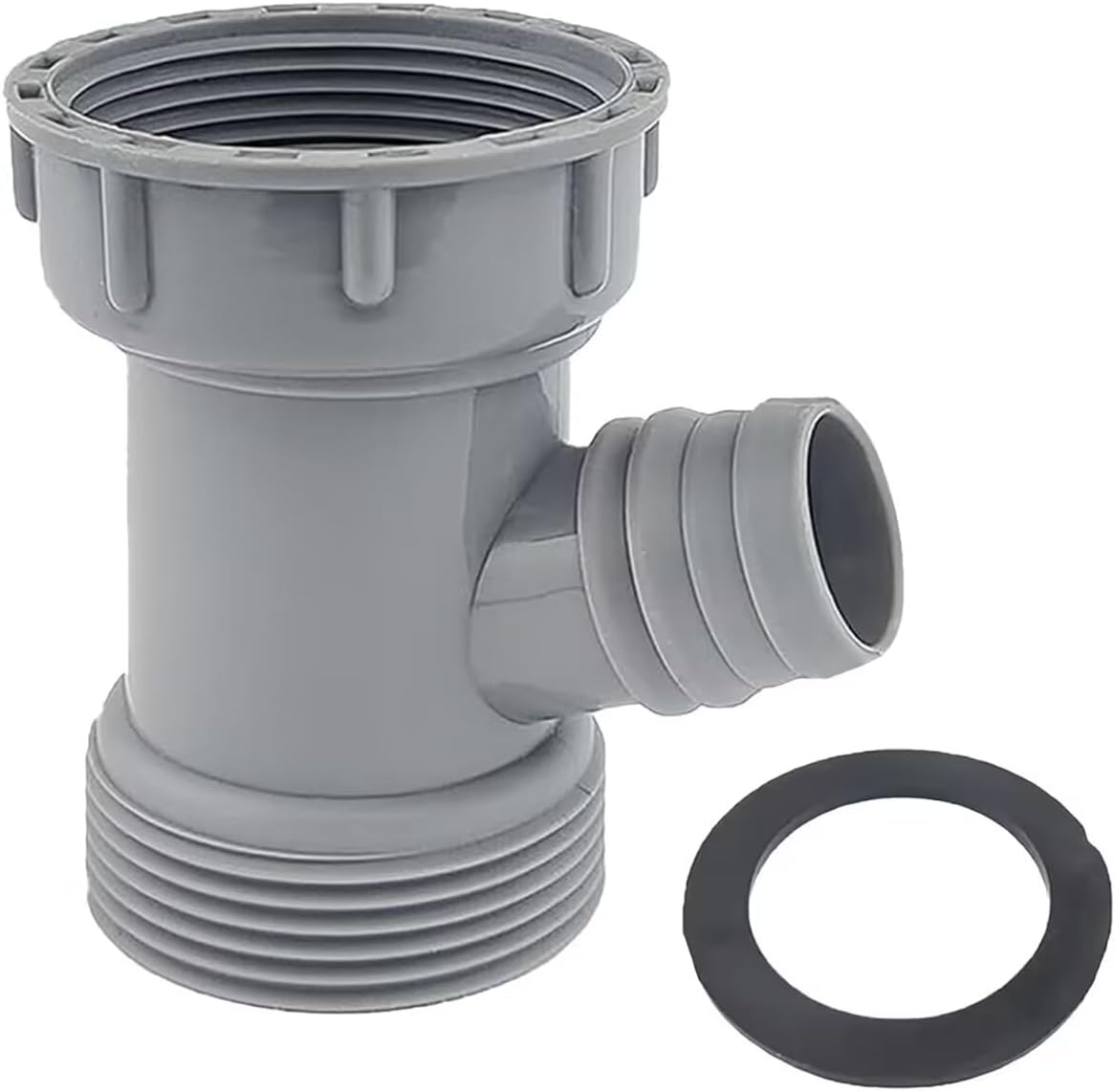 2Pcs Sink Dishwasher Drain Hose Adapter, Y-Shaped 1-1/2 Inch Kitchen Sink drain Pipe Connector, for Tubular Drain/Branched Tailpiece Applications