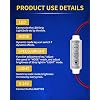 LED Flash Strobe Controller Flasher Module Compatible with Car, Boat, Household LED Strip or LED Bulb with Memory Function DC 5V~24V(4pcs)