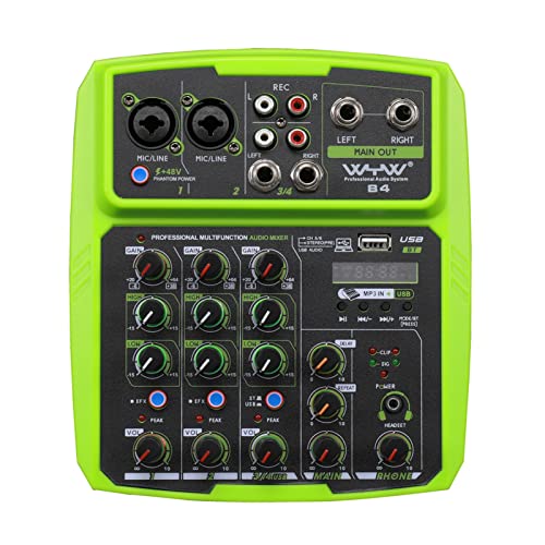 Conjunto de mezclador de controlador de DJ Audio de conferencia al aire libre B4/B6 4/6 canales al...