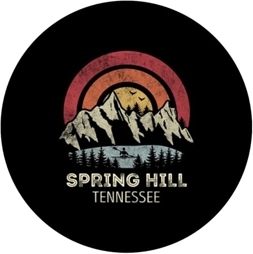 Miniatura 3 de Spring Hill Tennessee Mountain Sunset Sunrise Kayaking PopSockets Swappable PopGrip