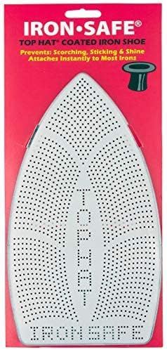Iron-Safe Premium Iron Shoe with Top Hat Non-Stick Laminate Sole Plate