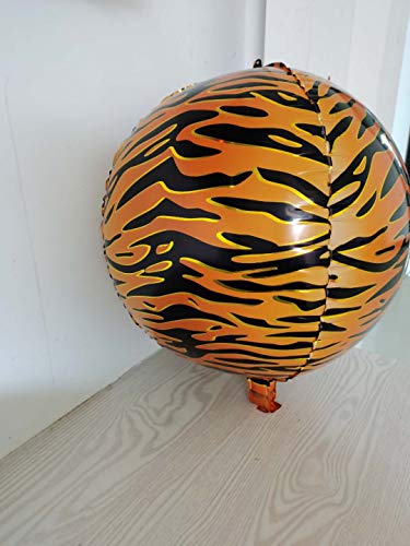 22 Inch Toys Tiger Stripe Balloons Kids Inflatable Balloons 4D Jungle Safari Birthday Party Decorations 3Pcs/Pack #TOP2