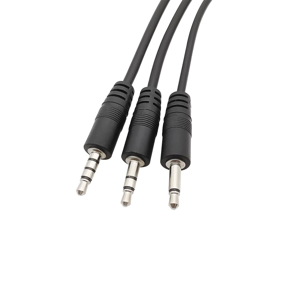 Confezione Da 2 Confezioni XLR 3 Pin Maschio A 1/4 Stereo TRS Femmina