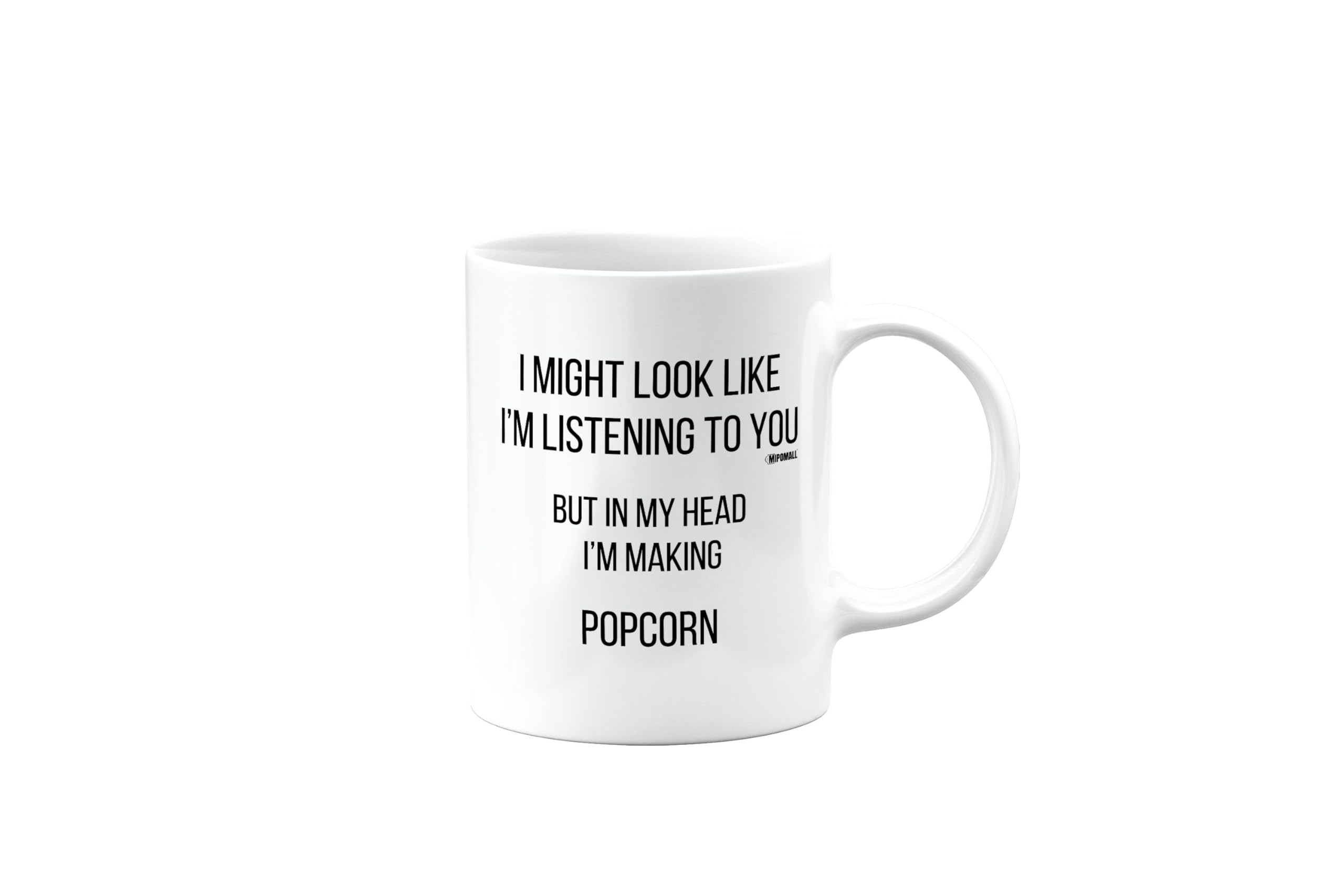 Popcorn, Birthday Gifts for Men or Women or Bestfriend, Funny Mug, Joke, Gag or Silly, Gift for Someone who Loves Cooking or Making or Baking, Presents for Christmas, mm-CA_232_144
