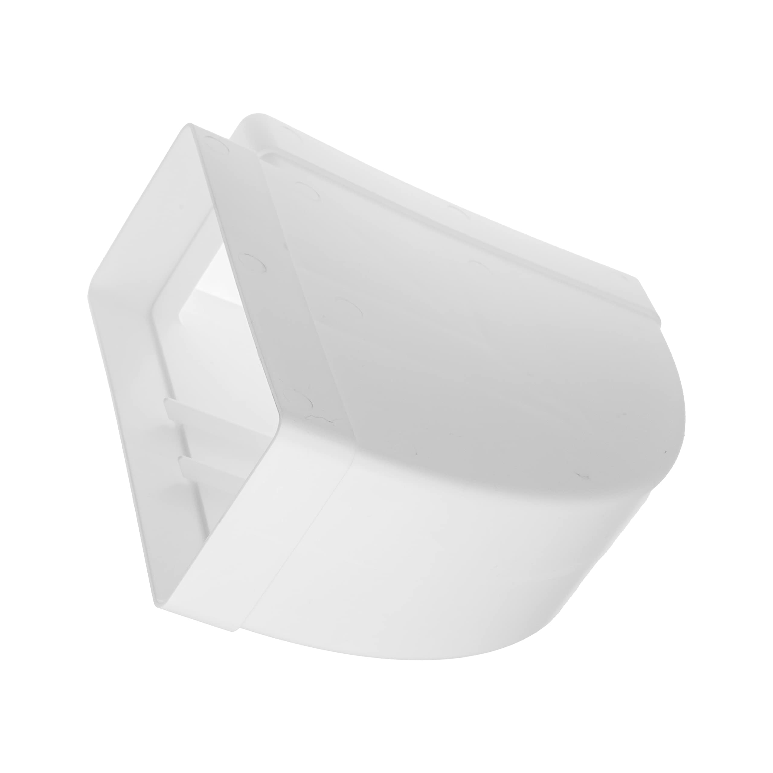 Vent Systems Coude de tuyau rectangulaire horizontal de 220 x 90 mm pour le raccordement des tuyaux. Angle : 90°. Système de ventilation, chauffage, refroidissement.