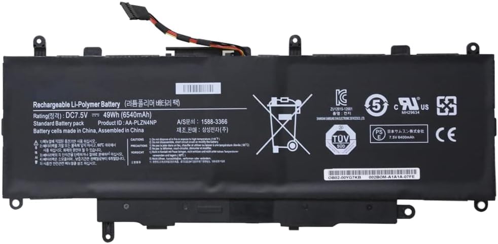 Batterie AA-PLZN4NP 6540mAh haute capacité pour Samsung XE700T1C