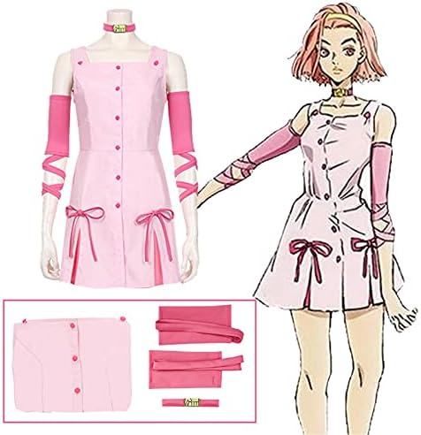 Amazon ジョジョの奇妙な冒険 Jojo 杉本鈴美 すぎもと れいみ 風 コスプレ衣装 男女兼用 イベント 衣装 グッズ Cosplay コスプレ衣装 仮装 変装 M 男性 コスプレ 仮装 通販