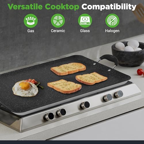 Nutrichef Double Burner Griddle