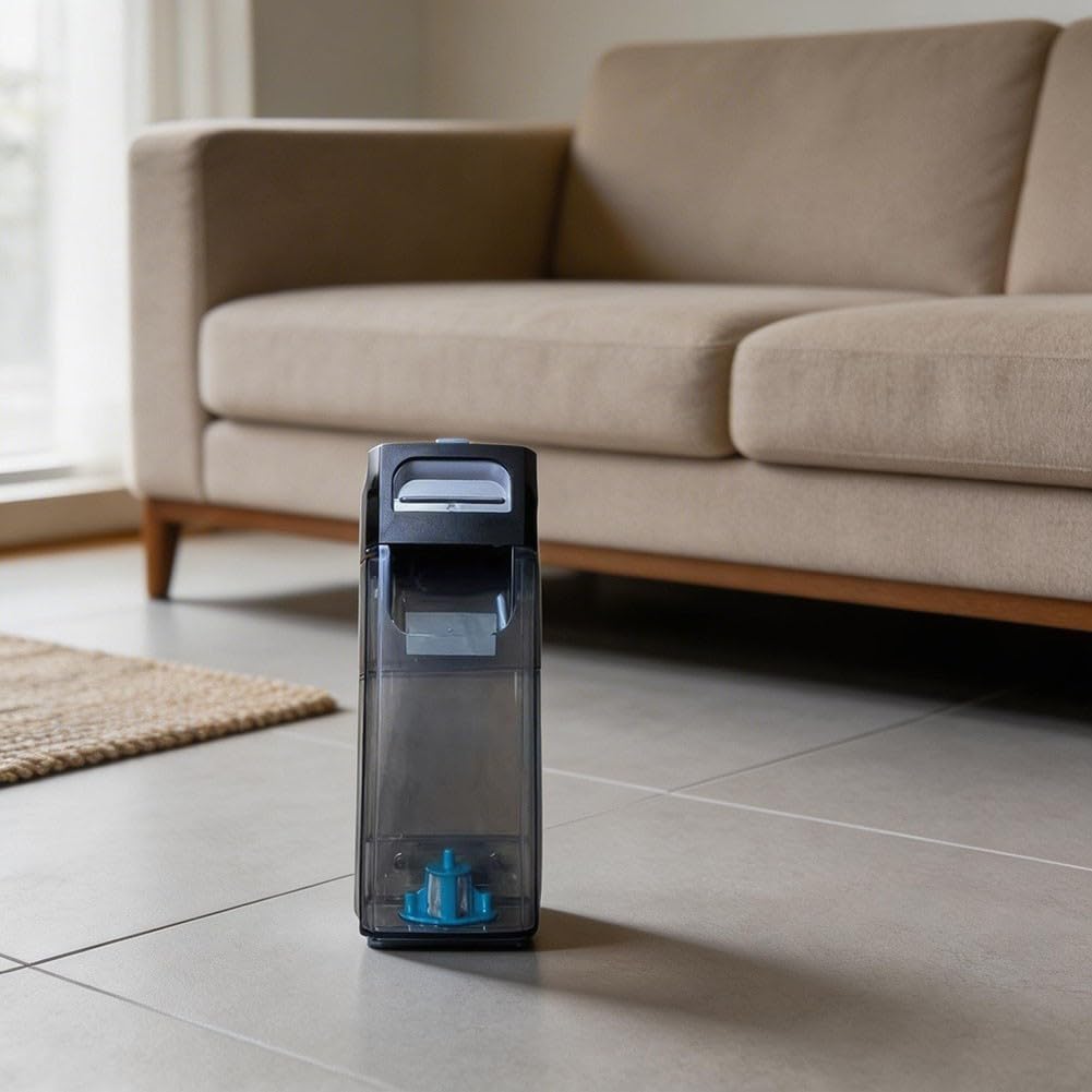 Depósito de agua negro de repuesto para aspiradora de mano inalámbrica Rapidwash 630 para recoger aguas residuales y desechos mientras reflujo durante la limpieza húmeda para sesiones en casa
