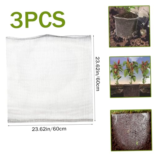 Canasta de alambre de gopher de acero inoxidable resistente para raices de plantas 4