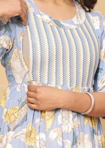 Image of Jikonet Women's Maternity Kurti for Feeding Zippers (VJK)