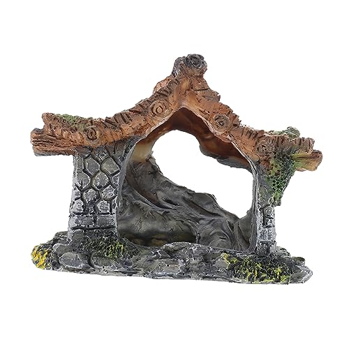 GANAZONO レジン 工芸品 水族館 洞窟 隠れ家 コテージ 水族館 装飾品 魚 繁殖