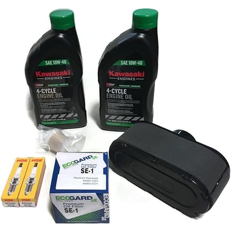 Outdoor Power Deals Tune up Kit 10W40 Replacement for 99969-6425 for Some Kawasaki FR651V FR691V FR730V All FS Engine Cover