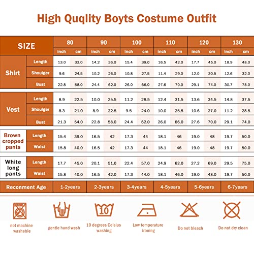 Keaiyouhuo 4Pcs Toddler Boys Encanto Antonio Costume Outfit, Kids Prince Madrigal Cosplay For Halloween Birtrhday Party Dress Up With Scarf 1-7T #TOP4
