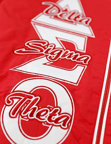 Delta Sigma Theta M8 Windbreaker Jacket Red4