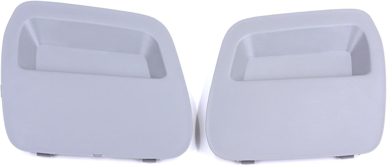 BSP1196 Front Bumper Tow Bar Hook Eye Cover Set Gray Compatible With R.enaul.t D.aci.a Duster MK2 HM 2017-2023 511802392R