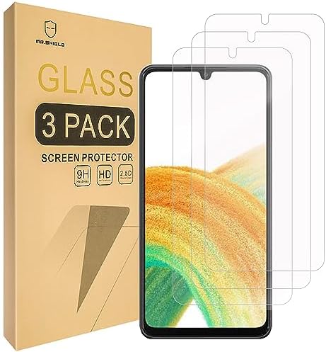 Mr.Shield 3-Pack Tempered Glass Screen Protector for Samsung Galaxy A25 5G