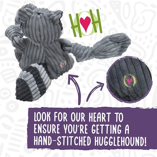 HuggleHounds Knottie Peluche para Perros Bitsy Bunny Pequeño miniatura 3