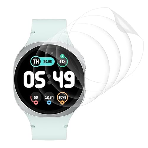 4 Stück Schutzfolie für Samsung Galaxy Watch 8 40mm Folie Soft TPU, Fall-freundlich Displayschutz für Samsung Galaxy Wat...