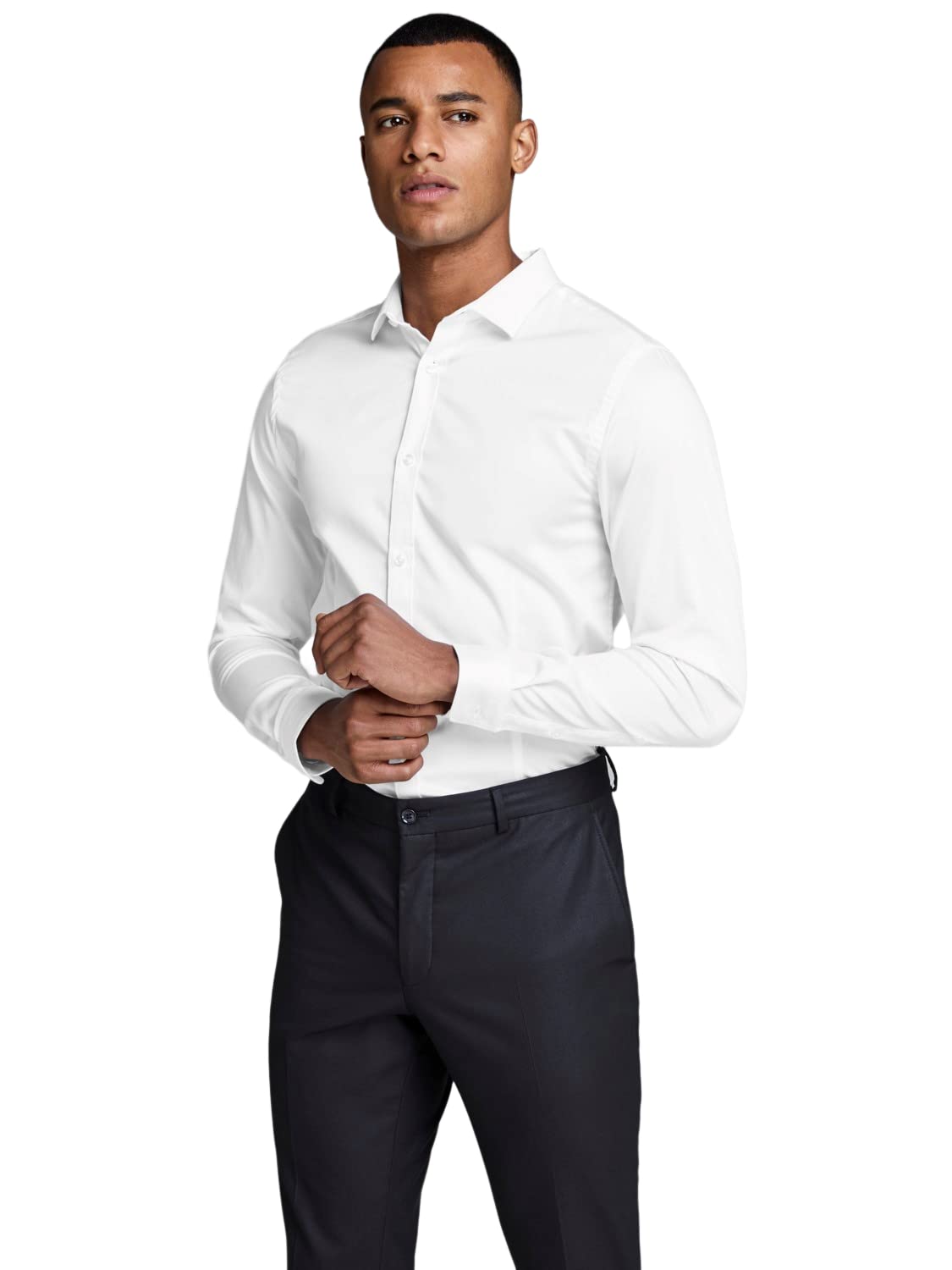 JACK & JONES Jjprparma Shirt L/S Noos Camicia Uomo
