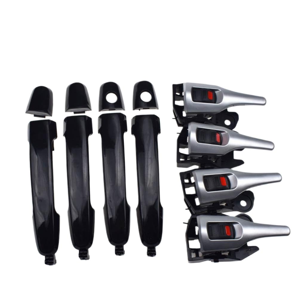 Zdsaaenar 8 Outside Inside Kit Car Door Handle Set Compatible With Matrix 1.8L And 2.4L(8 Outside Inside Kit)