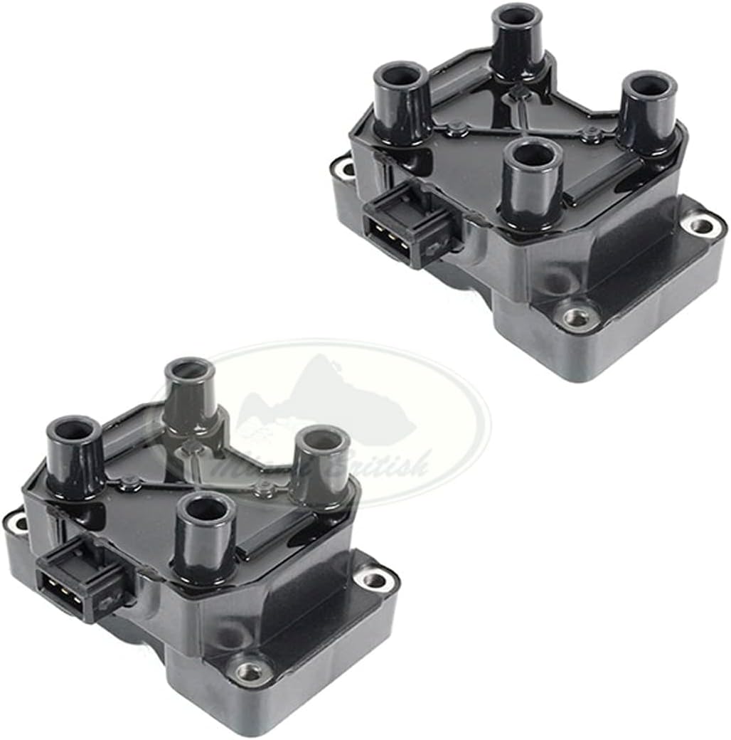 IGNITION COIL SET x2 DISCOVERY 2 II RANGE P38 ERR6045