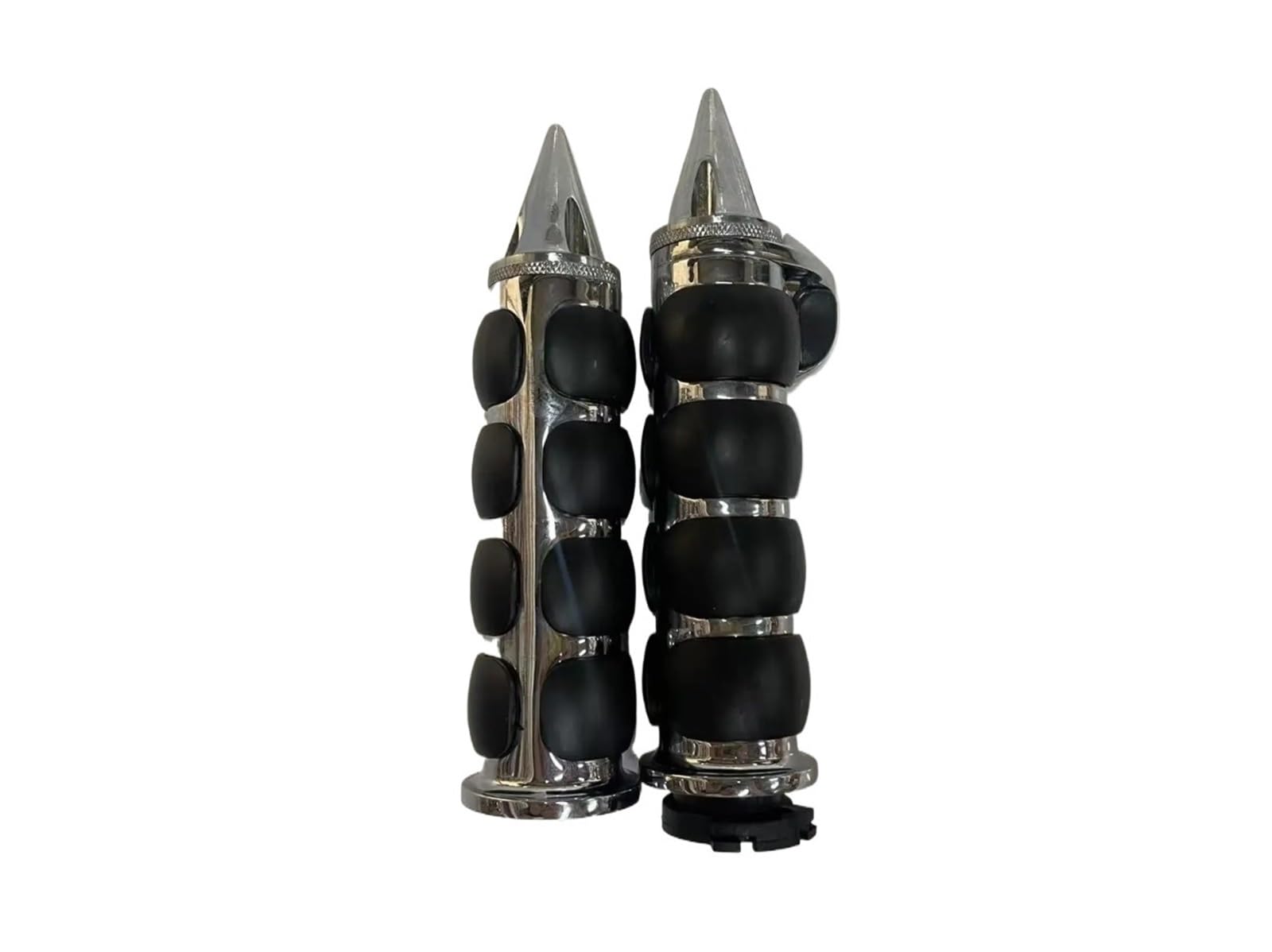 Manopole Per Freni In Gomma Manopole per manubrio antiscivolo in gomma da 1" e 25 mm, adatte per Harley, adatte per Honda, adatte per Kawasaki, adatte per Suzuki, Cross Grip