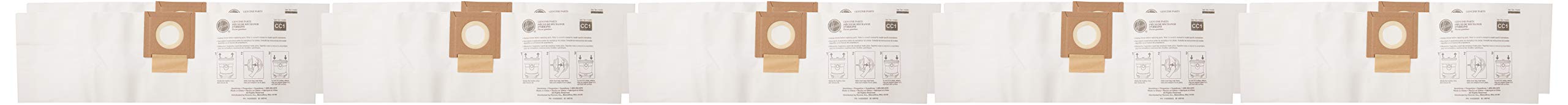 Hoover HushTone Canister Vacuum Bags, AH10163 CC1 Standard Filtration,10 Pack.