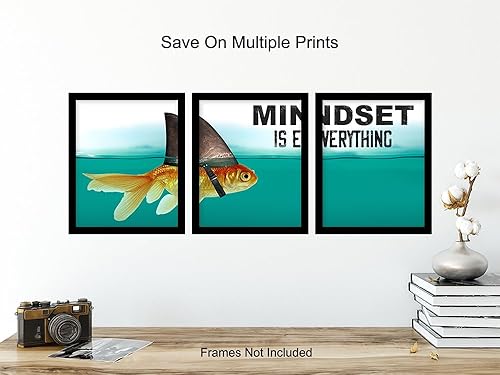 Miniatura 6 de Inspiring Quotes Wall Decor 11x14 - Self-Improvement positive Quote - Inspirational Wall Decor - Home Office Wall Decor - Entrepreneur Gifts -