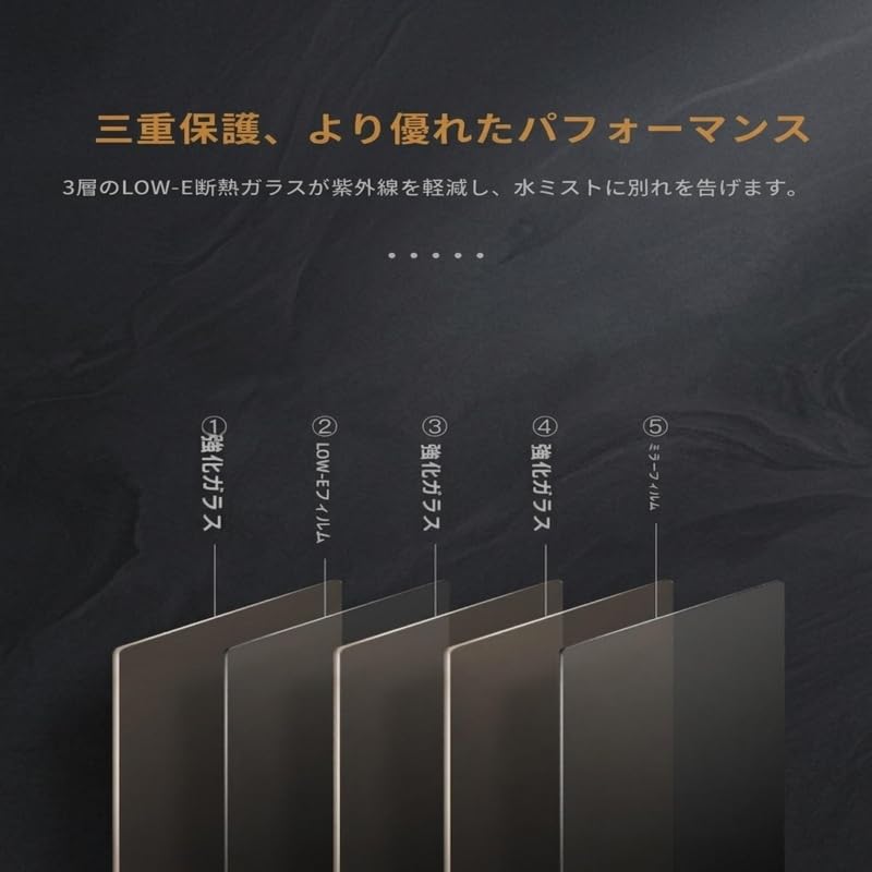 コンプレッサー式ワインセラー 6本入り 薄型スリム 庫内LED 省エネ 静音 自宅用業務用兼用 ひとり暮らしに最適 Javrynx (6本入り,ブラック) - 5