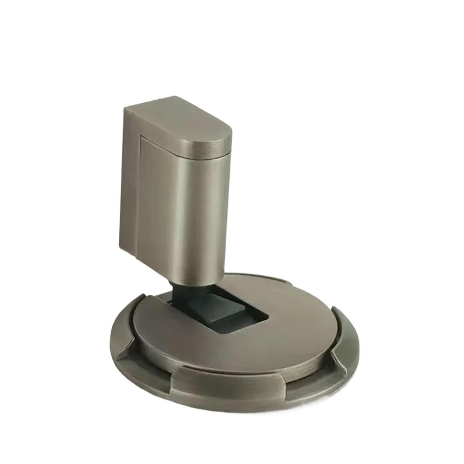 1pcs Windproof Door Stopper Indoor Heavy Duty Floor Mechanical No Drilling Door Stopper with Screws(Antique Copper)