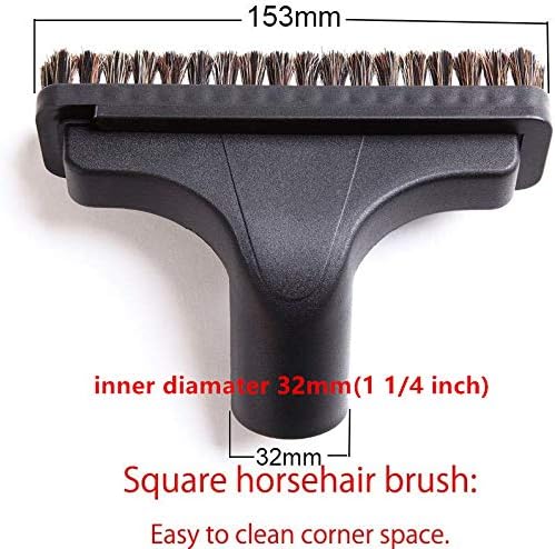 EZ SPARES 5PCS Universal Replacement 32mm & 35mm Vacuum Cleaner Accessories Horsehair Brush Kit for 1 1/4 inch and 1 3/8(5Pcs)