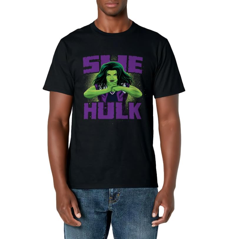 She-Hulk t-shirt Marvel imprimé résistant pour un style indémodable - 2