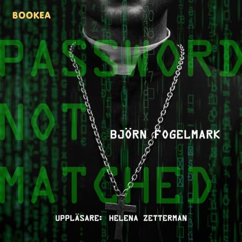 Diseño de la portada del título Password not matched