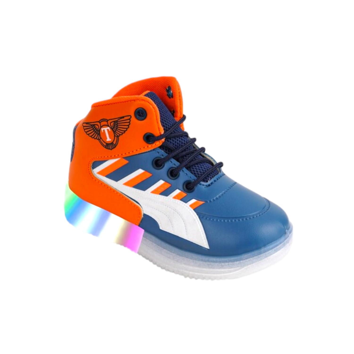 Kids Unisex Fashionable LED Lights Unisex Sneakers and Walking Shoes for Boys and Girls of Age 2 Years to 6 Years (4.5 Years) Orange (B0CWLPD2MN) Amazon Price History, Amazon Price Tracker