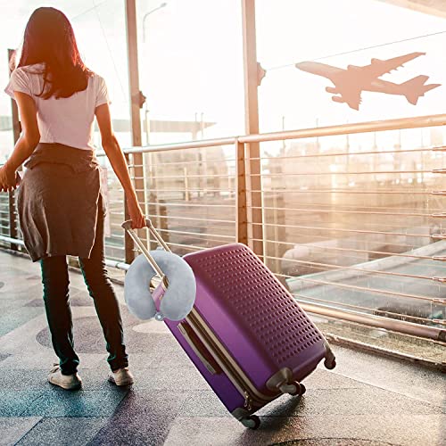 Image of GDEOUP Travel Pillow - Memory Foam Neck Pillow Support Pillow,Luxury Compact & Lightweight Quick Pack for Camping,Sleeping Rest Cushion (Black)