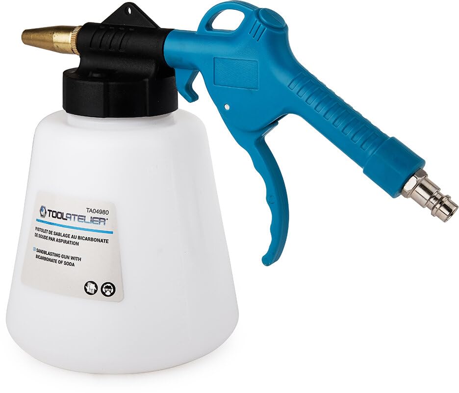 Pistolet de sablage TOOLATELIER au bicarbonate de soude par aspiration
