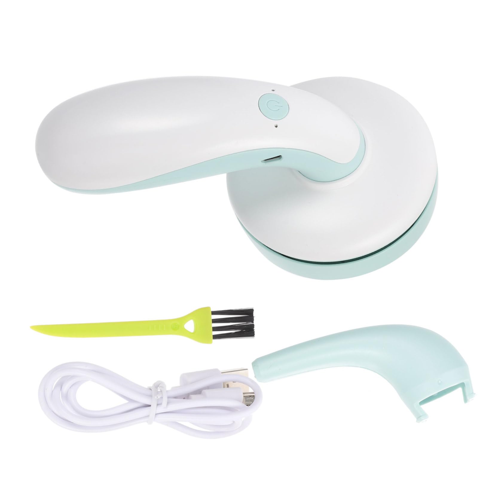 Happyyami Mini Vacuum Cleaner for Car and Desktop Low Noise Small Electric Vacuum Spiral Fan Nylon Brush